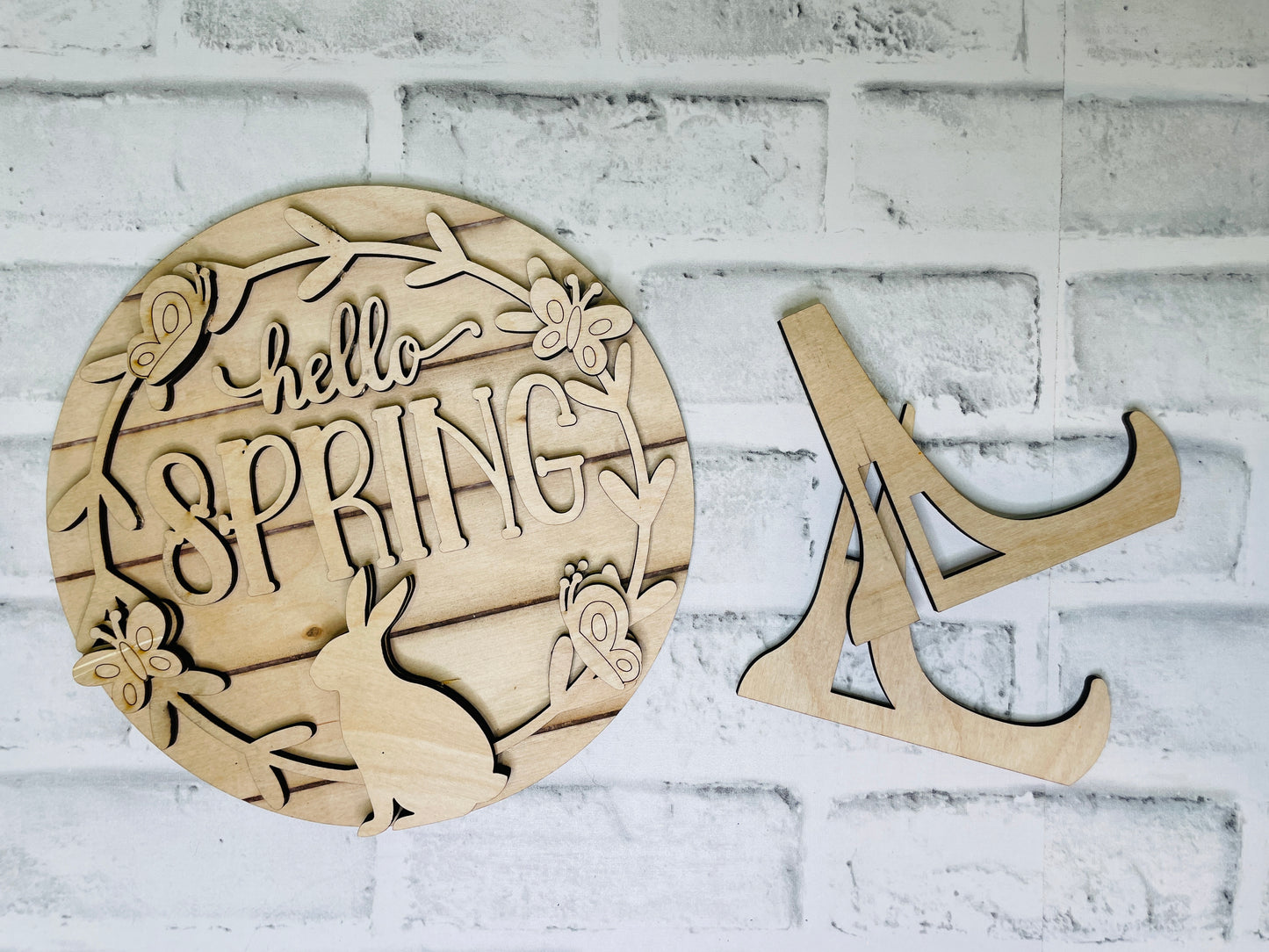 DIY Kit Spring Bunny Sign