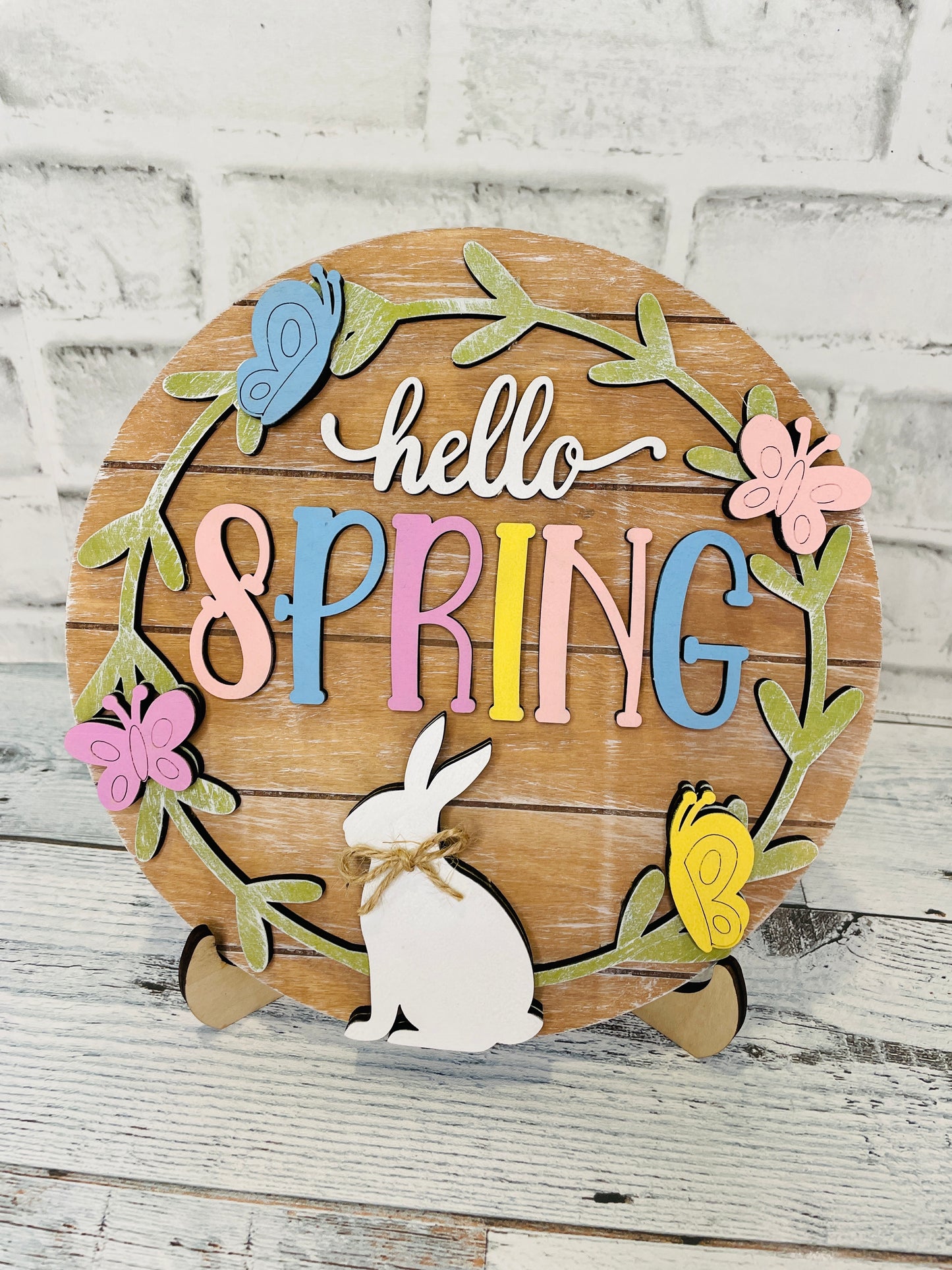 DIY Kit Spring Bunny Sign