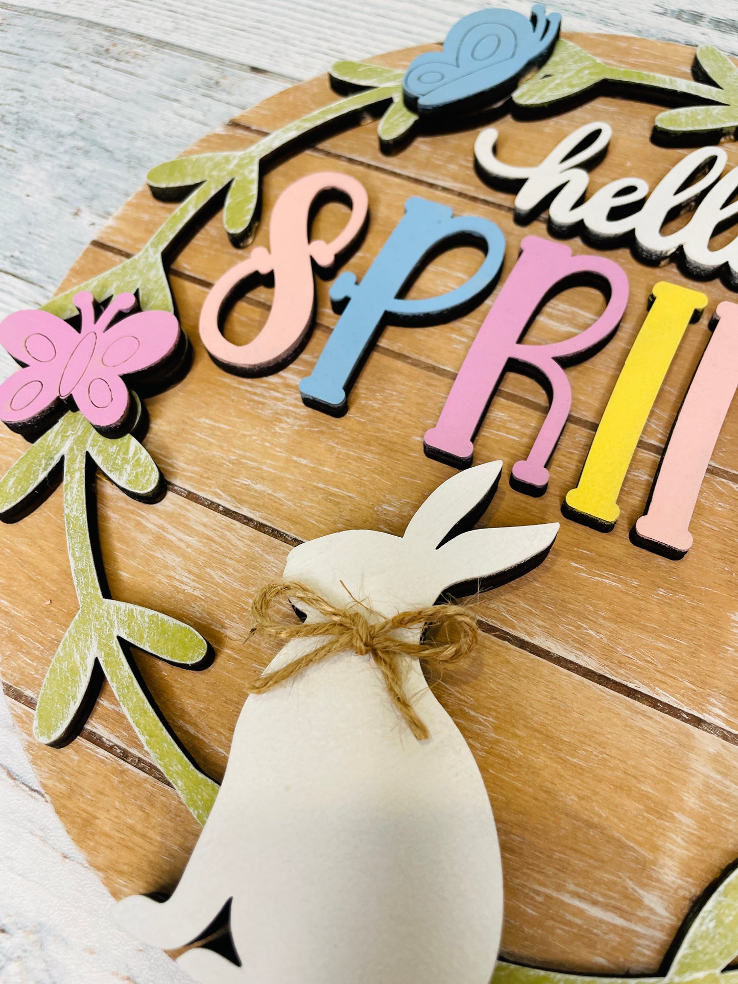 DIY Kit Spring Bunny Sign