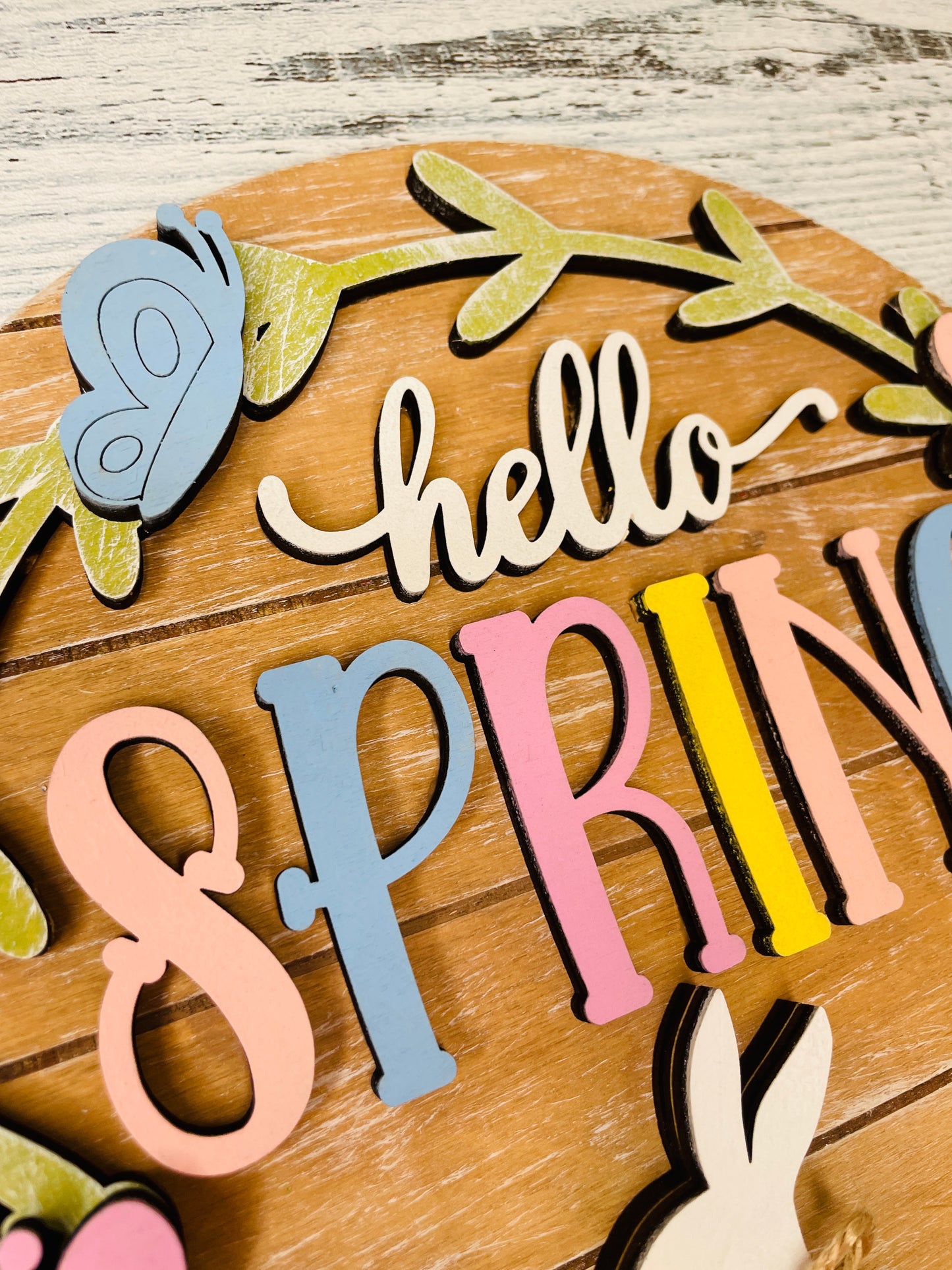 DIY Kit Spring Bunny Sign
