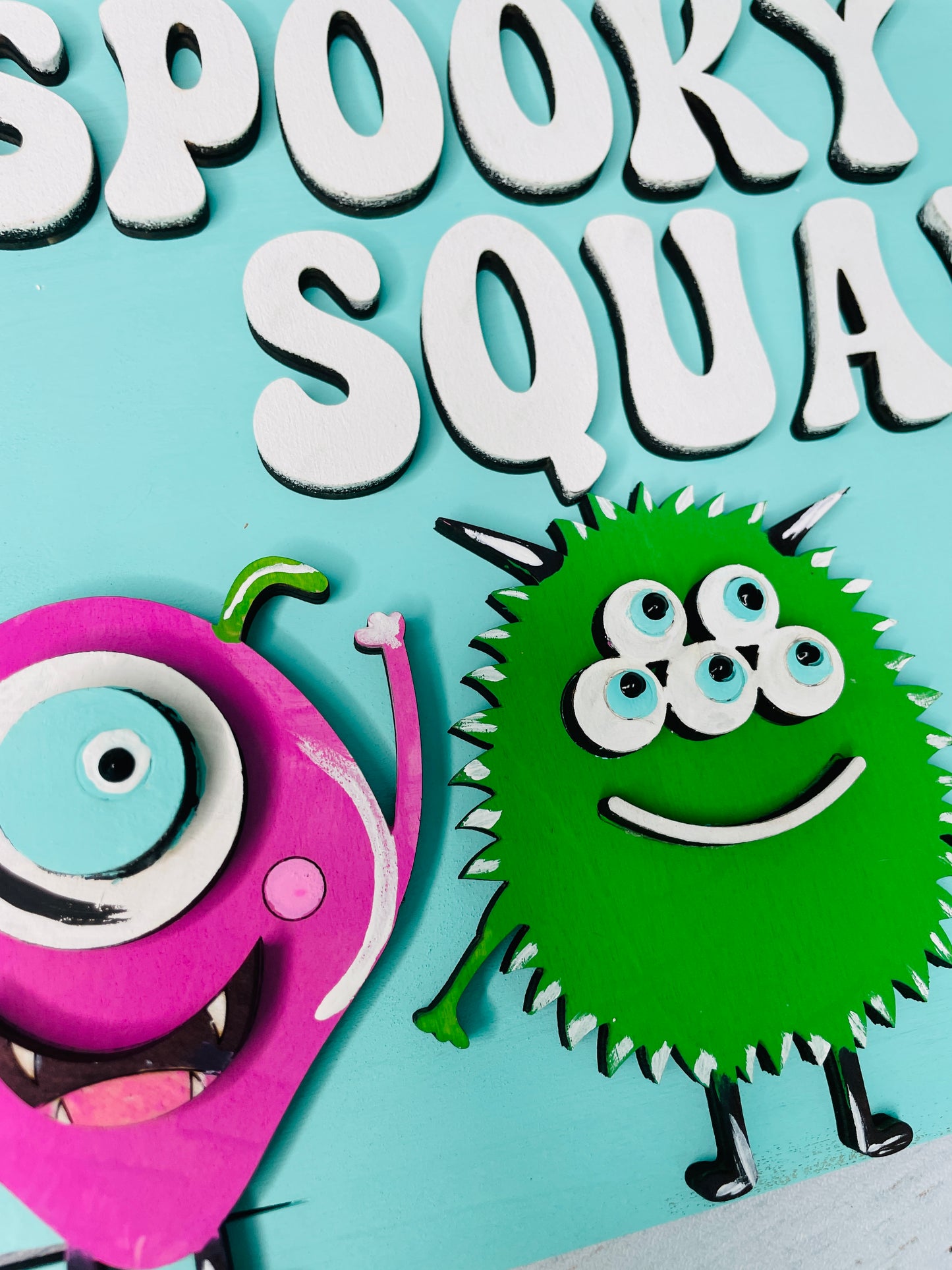 DIY Kit Spooky Squad Halloween sign