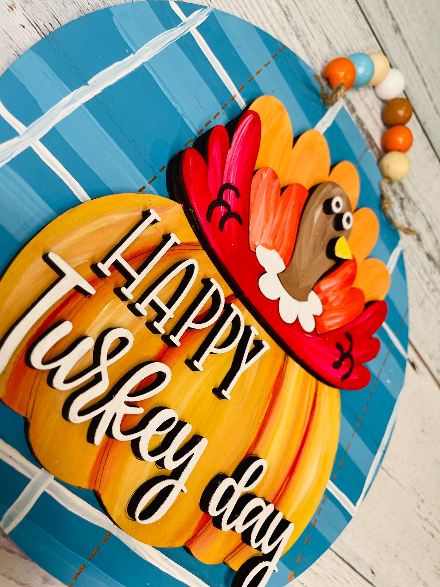 DIY Kit Thanksgiving Turkey Sign