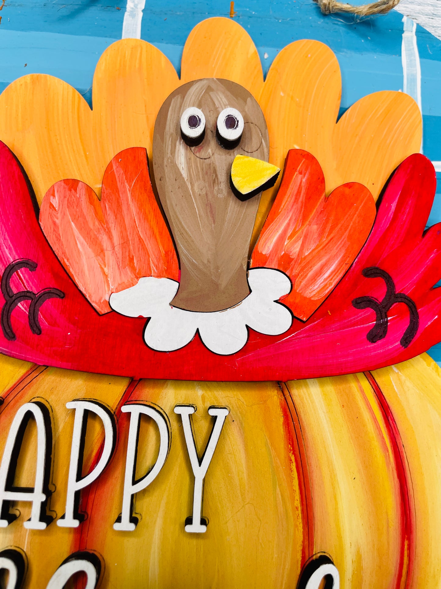 DIY Kit Thanksgiving Turkey Sign