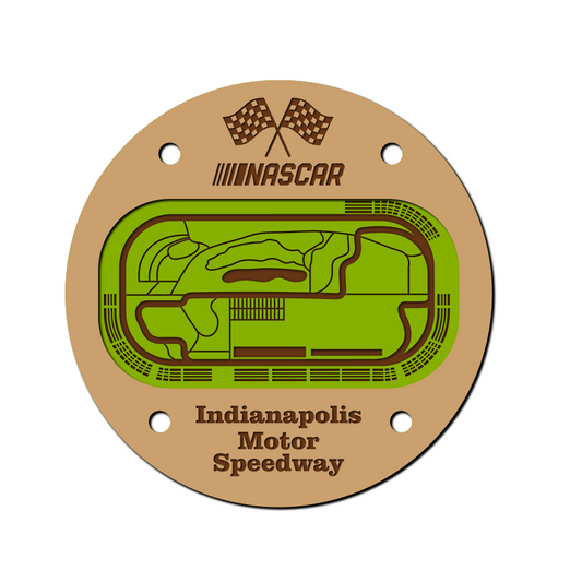 Indianapolis Motor Speedway Coaster SVG