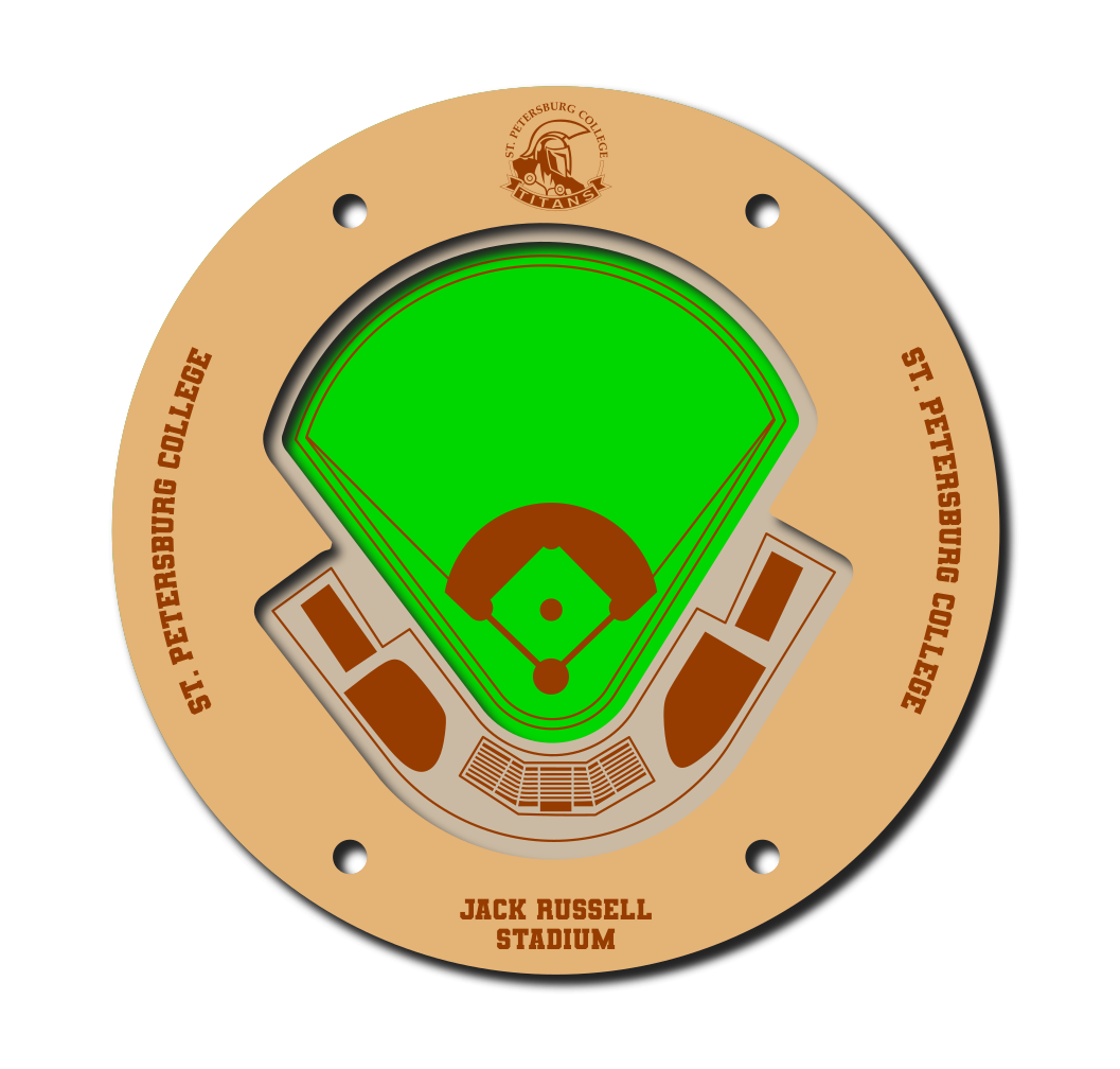 St. Petersburg College / Jack Russell Stadium SVG DIGITAL ONLY