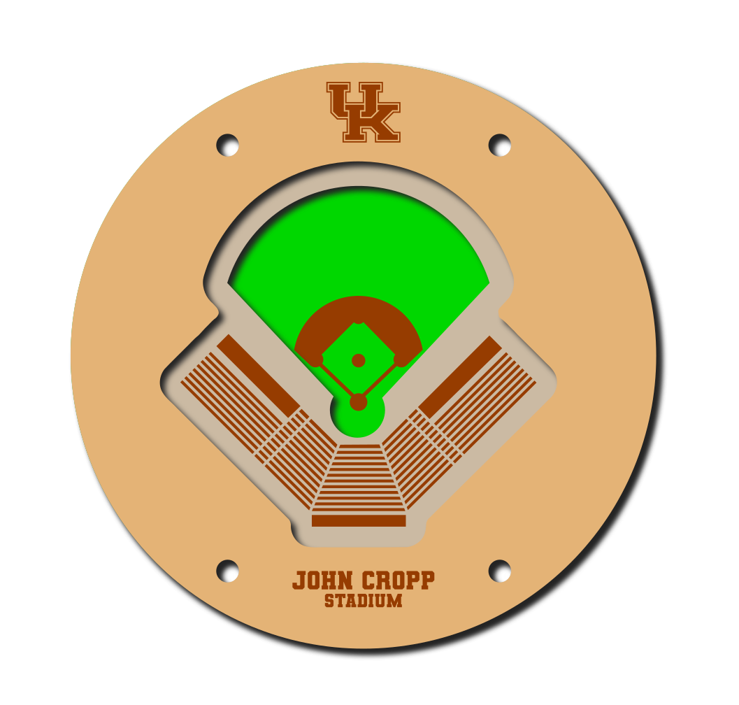 University of Kentucky John Cropp Stadium SVG File