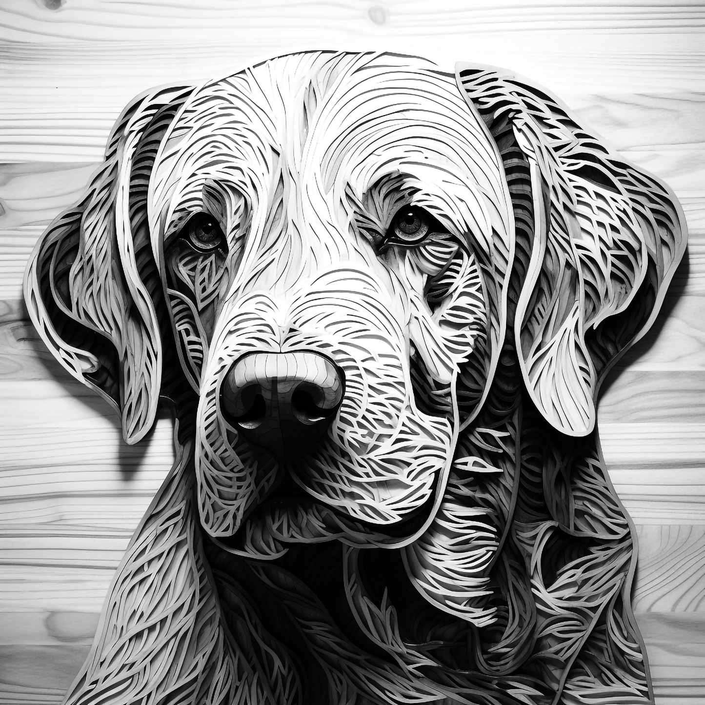 3d Engraved Dog plaque 8x10 names G-Z
