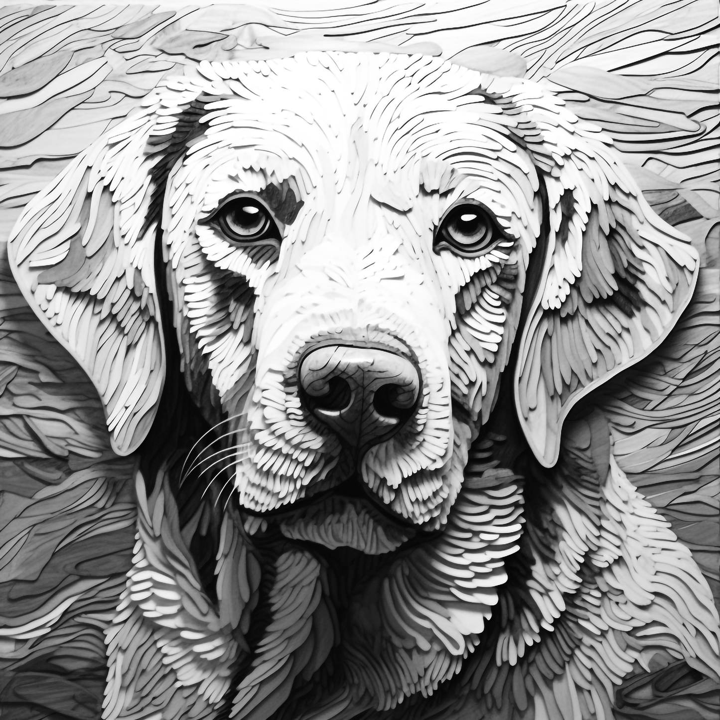 3d Engraved Dog plaque 8x10 names G-Z