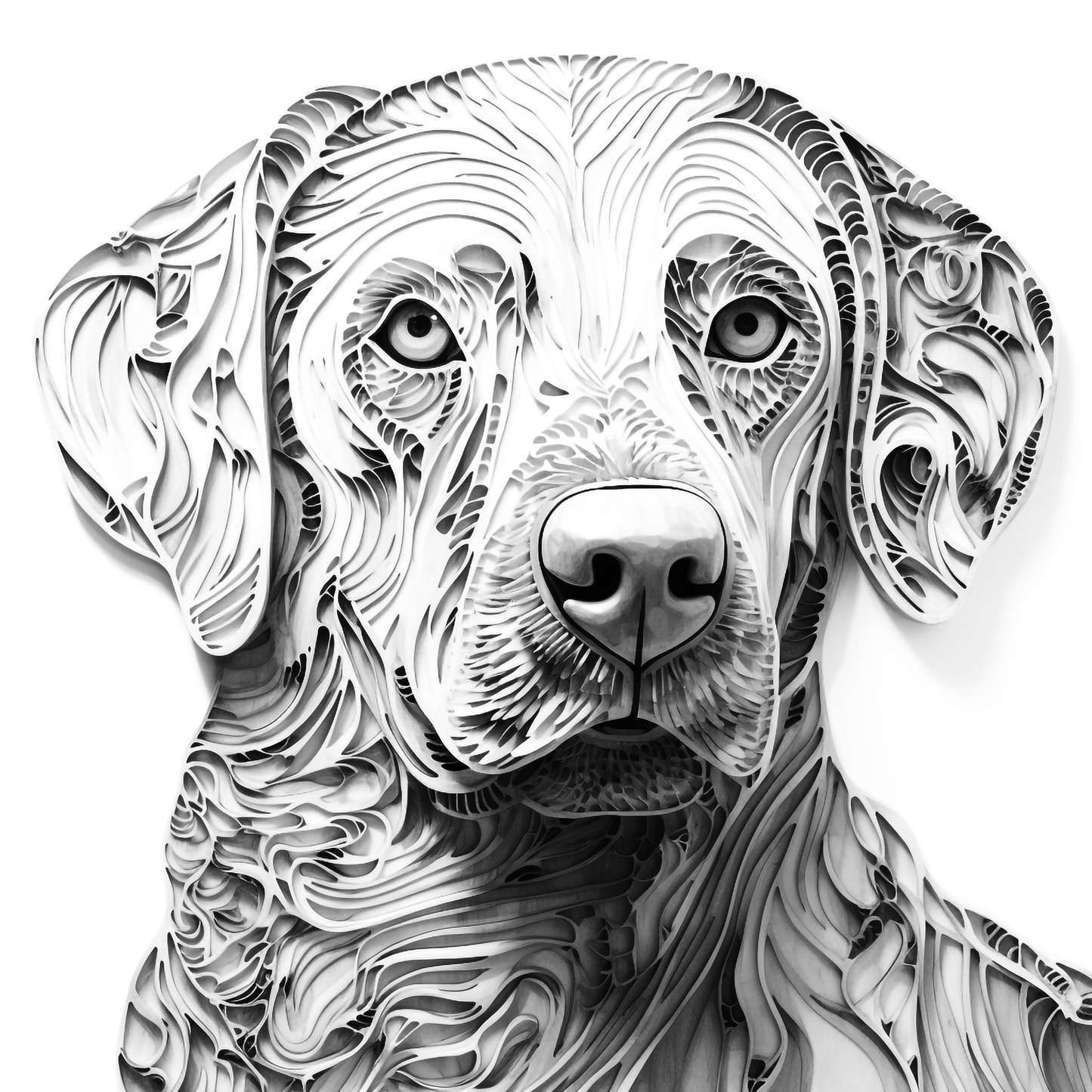 3d Engraved Dog plaque 8x10 names G-Z