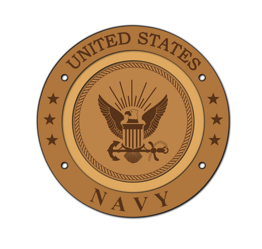 US Navy Multi Layered Coaster