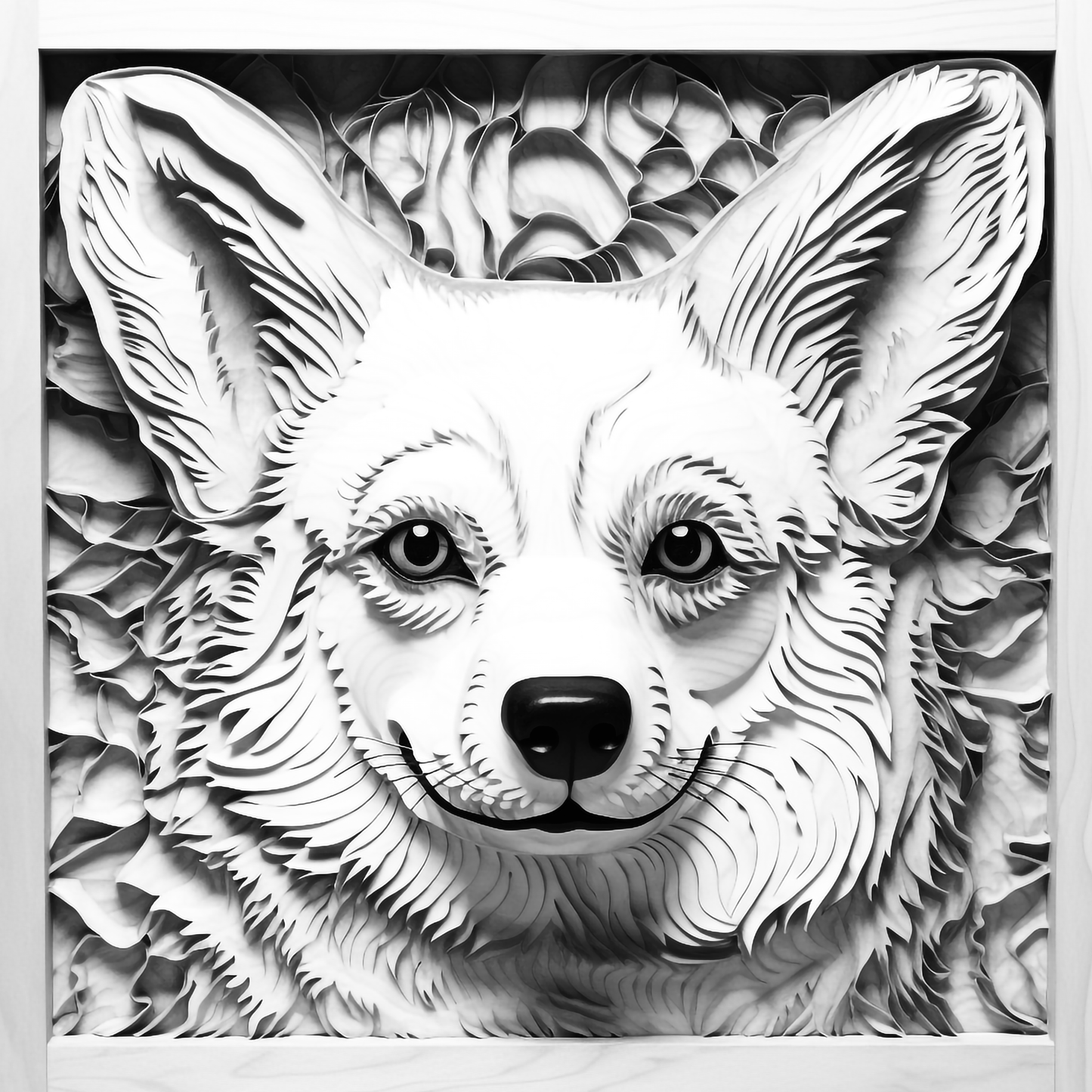 3d Engraved Dog plaque 8x10 names G-Z