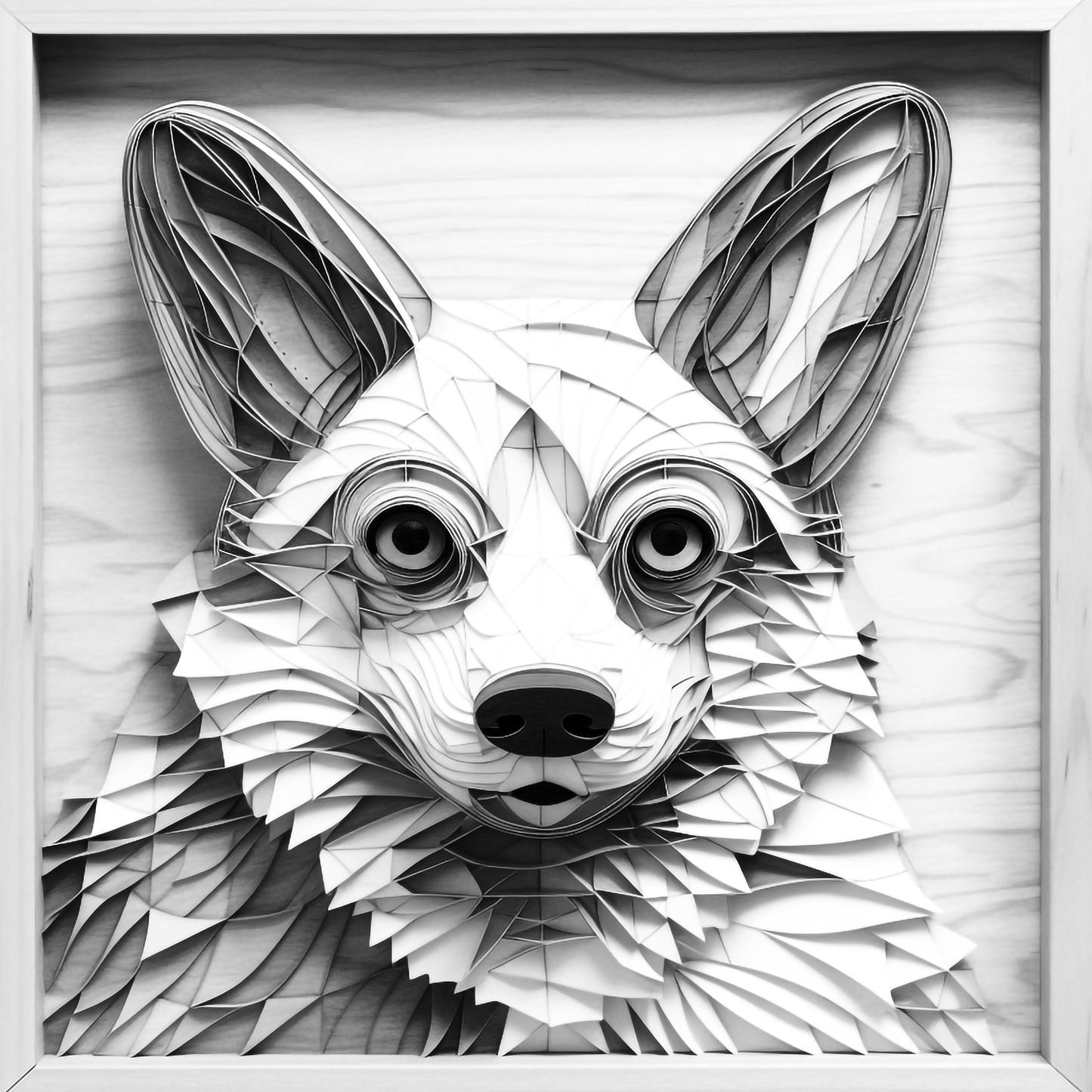 3d Engraved Dog plaque 8x10 names G-Z