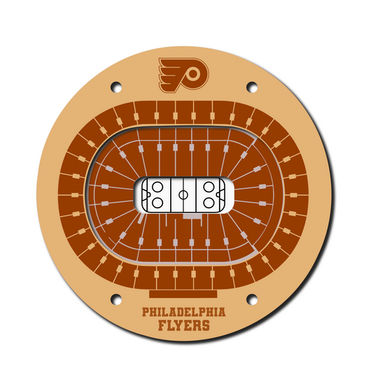 Philadelphia Spectrum Flyers Stadium Coaster
