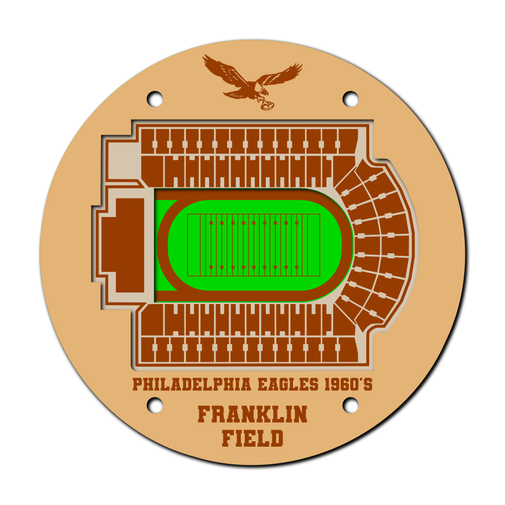 4 Coaster Philadelphia Eagles Stadium Collector Set