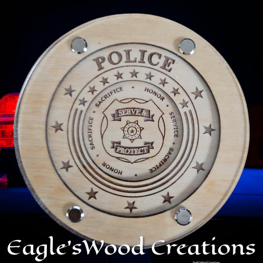 Police Dept Coasters