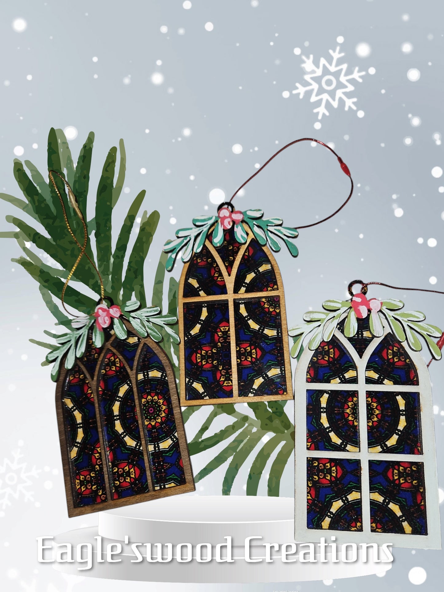 Stained glass Window Ornament