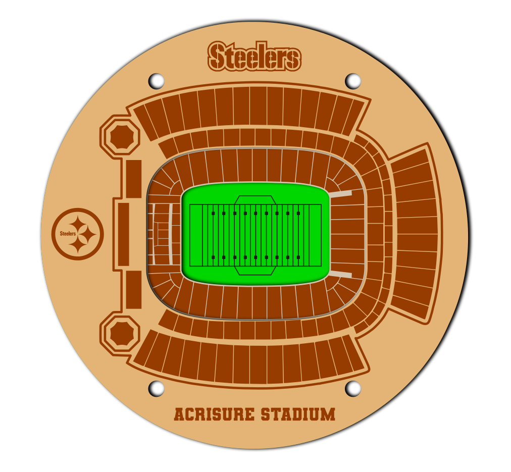 NFL Stadium Coasters SVG File AFC North