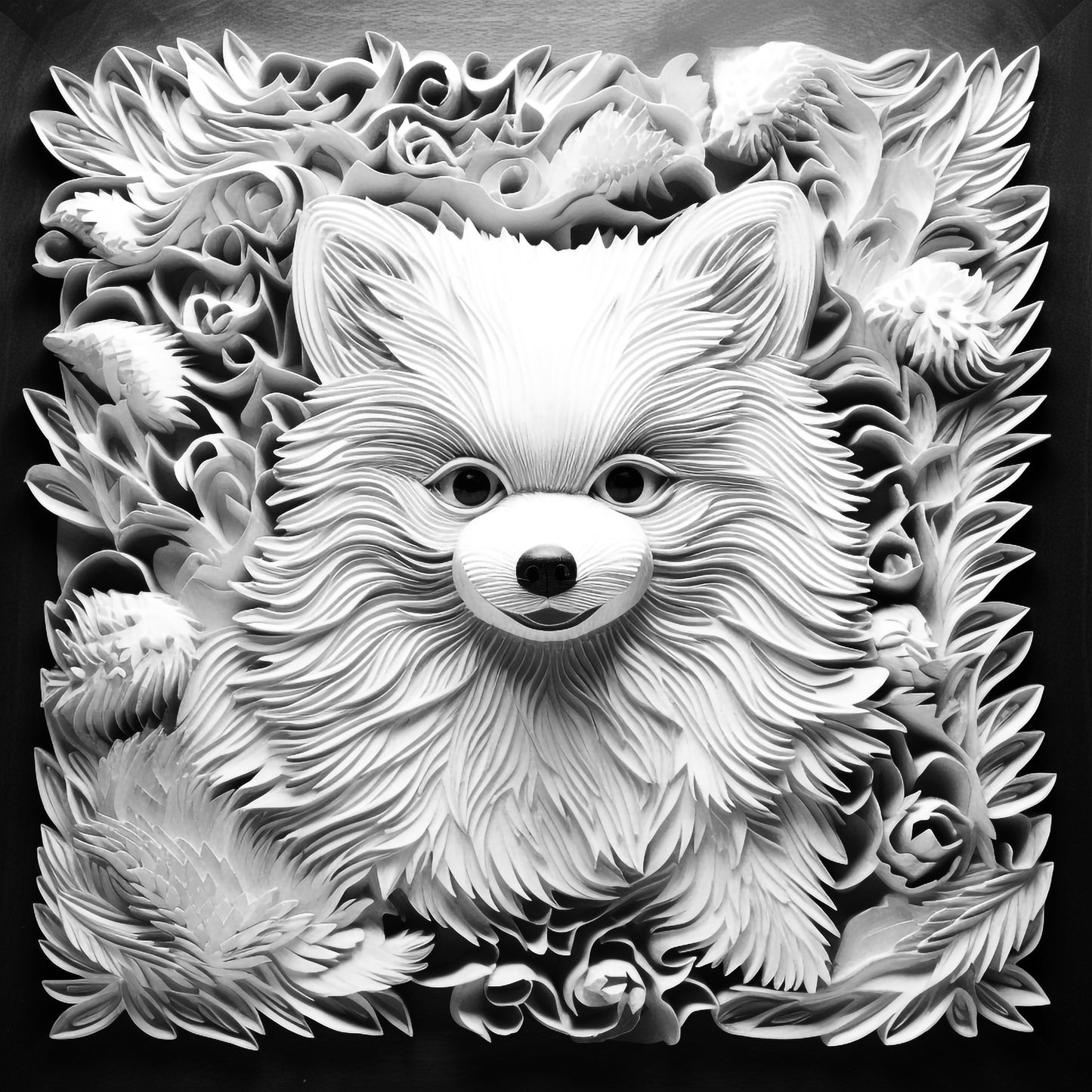 3d Engraved Dog plaque 8x10 names G-Z