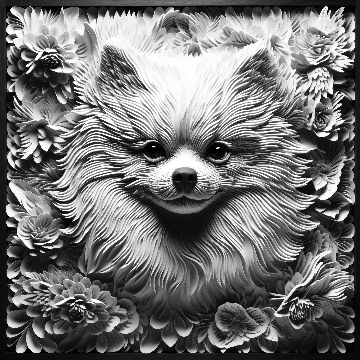 3d Engraved Dog plaque 8x10 names G-Z