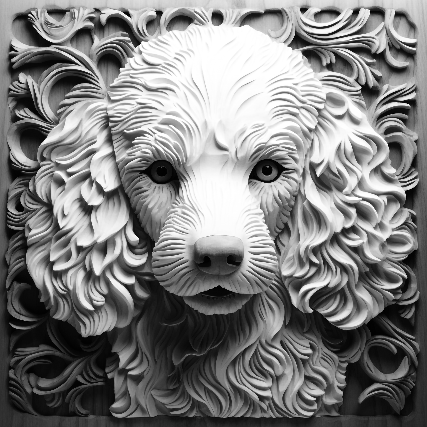 3d Engraved Dog plaque 8x10 names G-Z