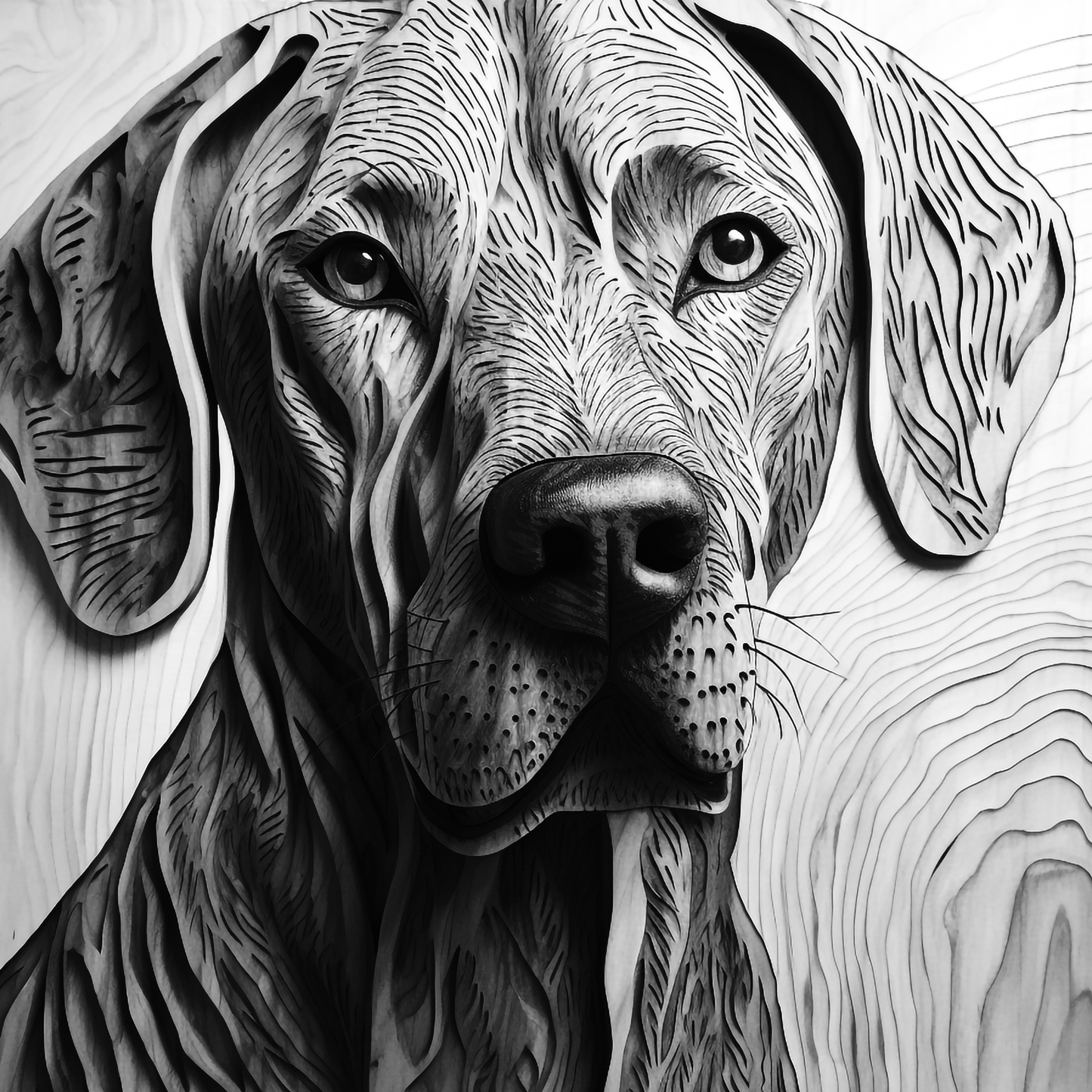 3d Engraved Dog plaque 8x10 names G-Z