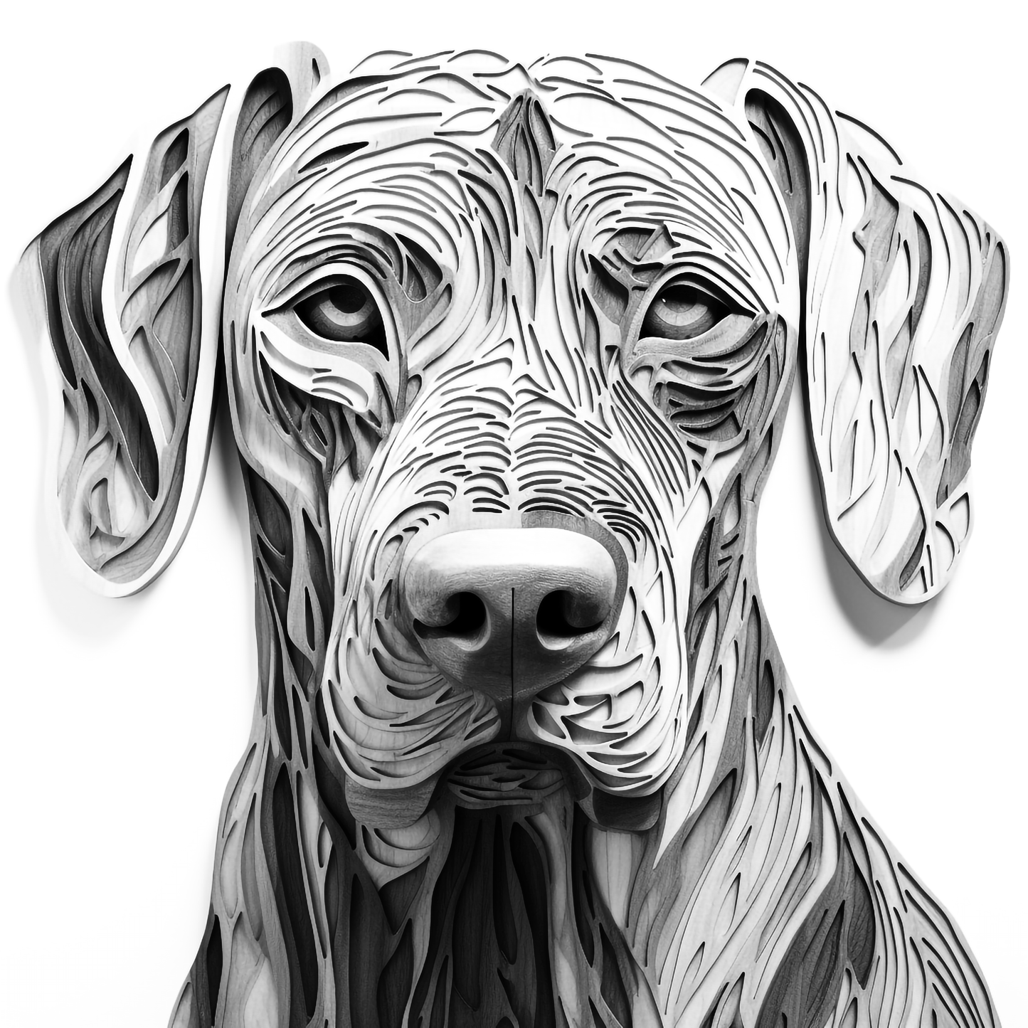 3d Engraved Dog plaque 8x10 names G-Z