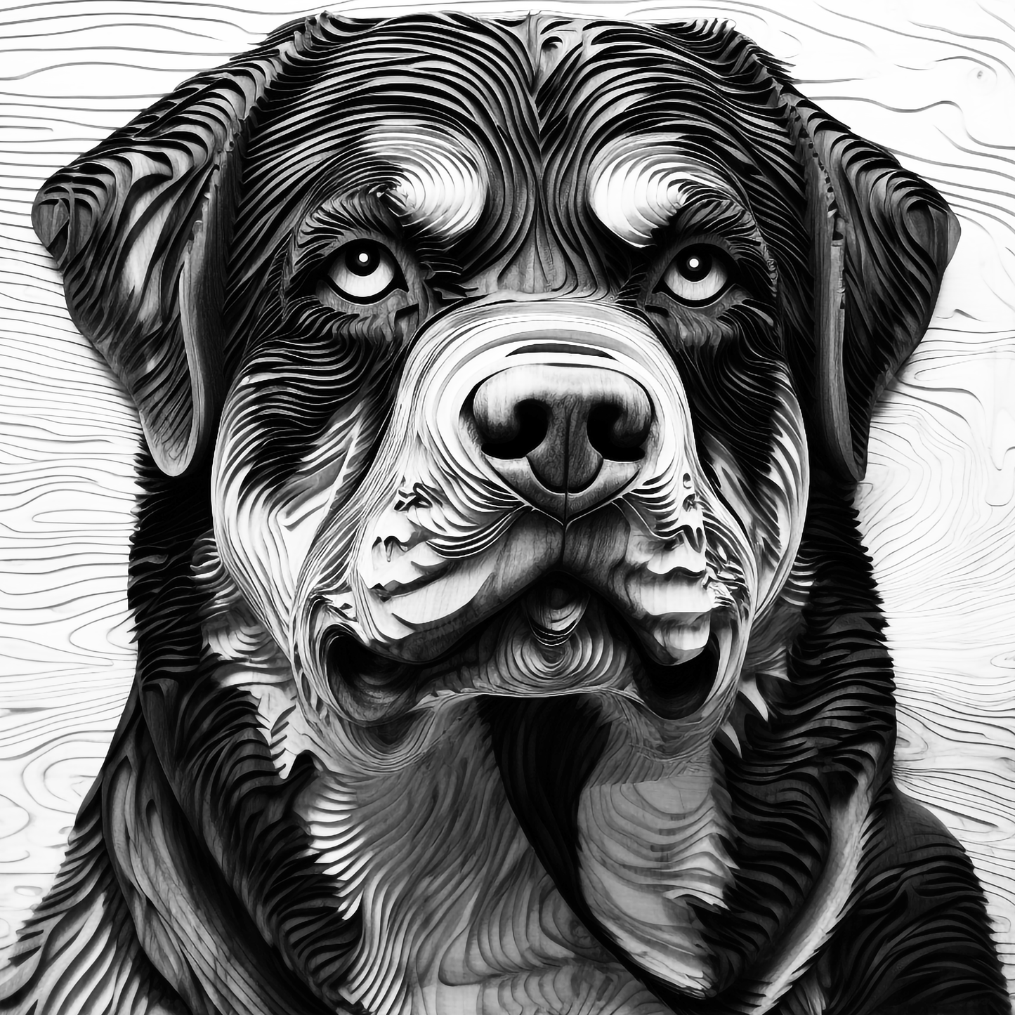 3d Engraved Dog plaque 8x10 names G-Z