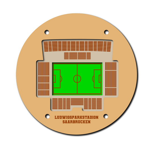 Ludwig Germany Soccer Coaster SVG