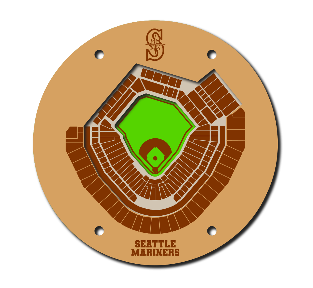 MLB 5" Stadium Coasters
