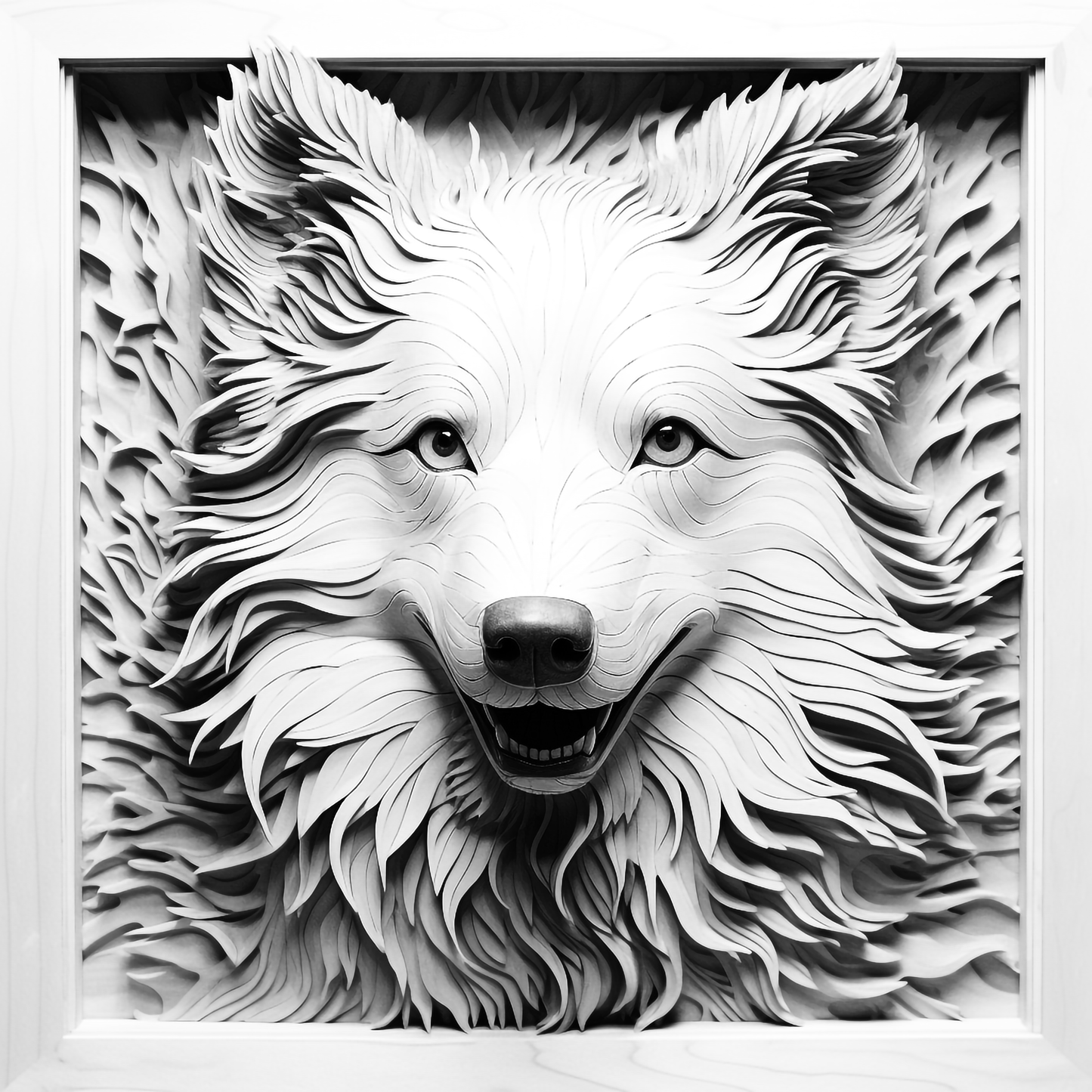 3d Engraved Dog plaque 8x10 names G-Z