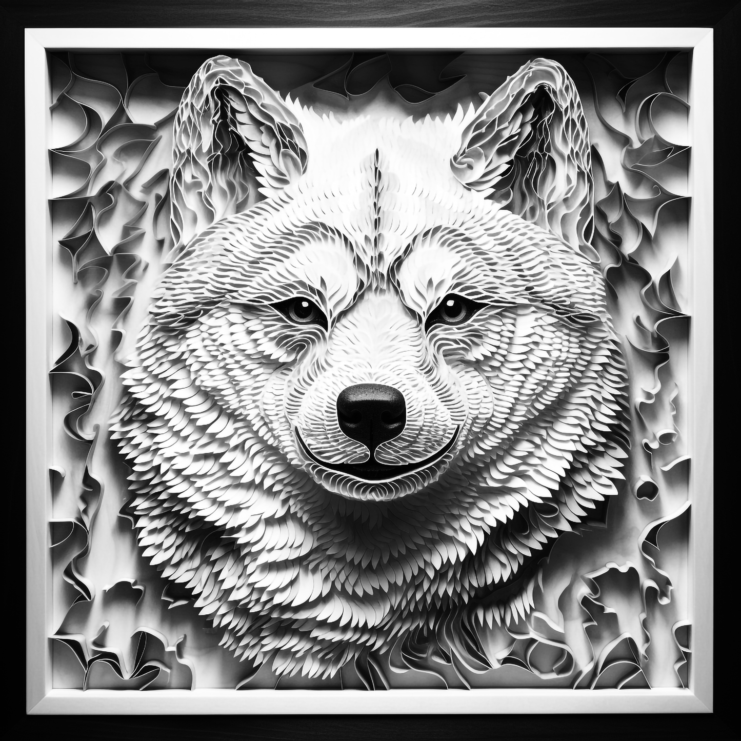 3d Engraved Dog plaque 8x10 names G-Z
