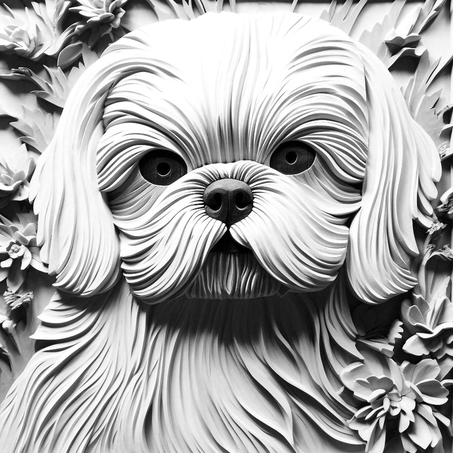 3d Engraved Dog plaque 8x10 names G-Z