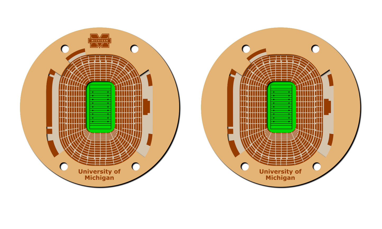 College Coasters 4-5"