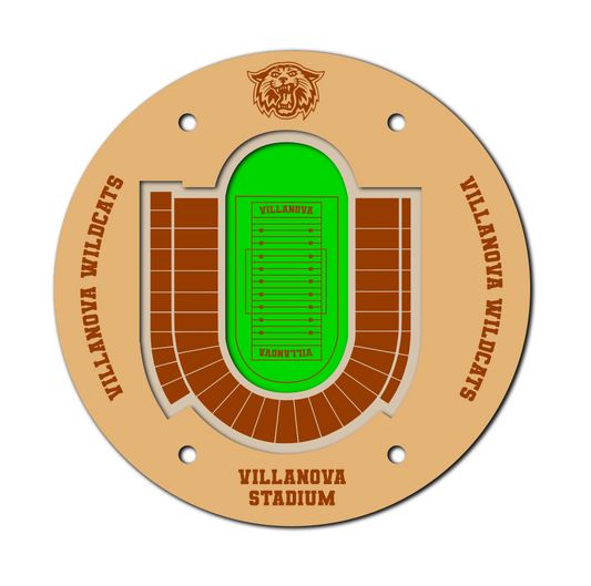 Villanova Football Coaster SVG
