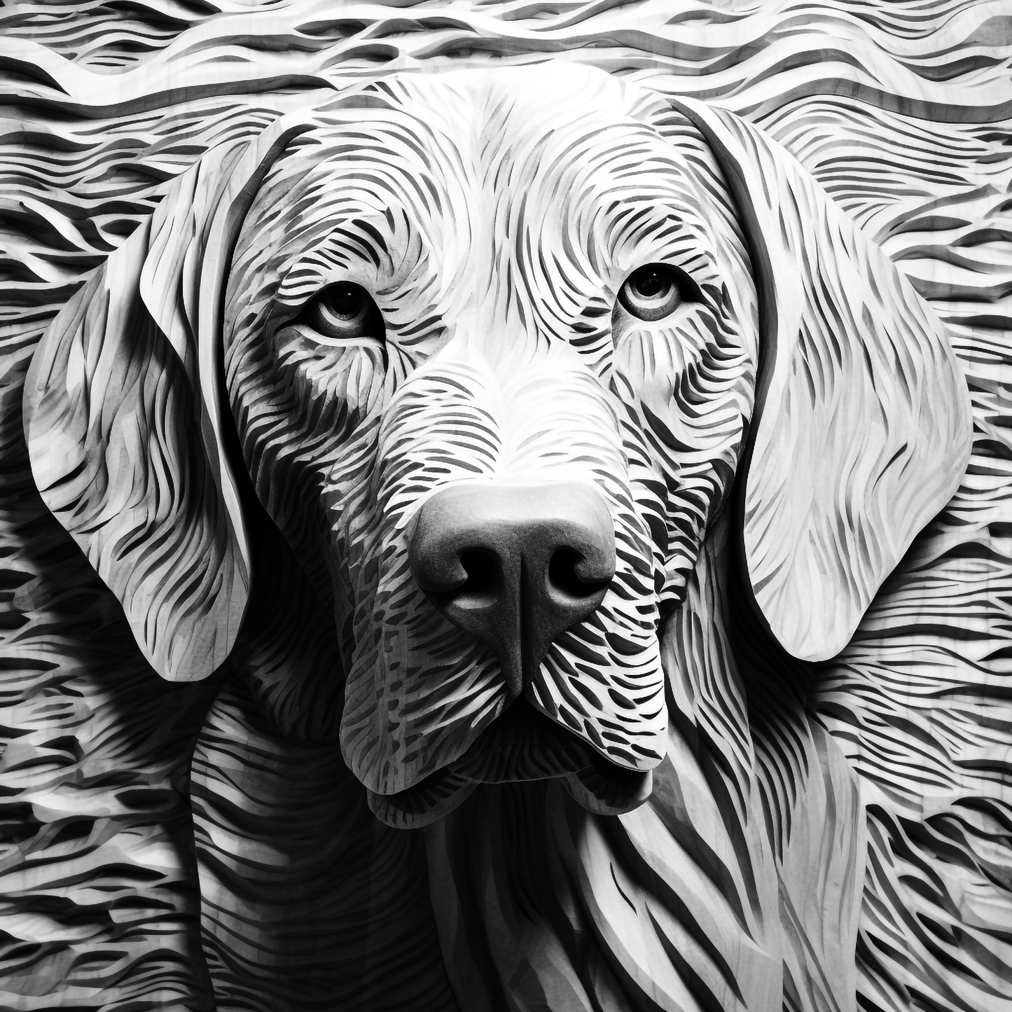 3d Engraved Dog plaque 8x10 names G-Z