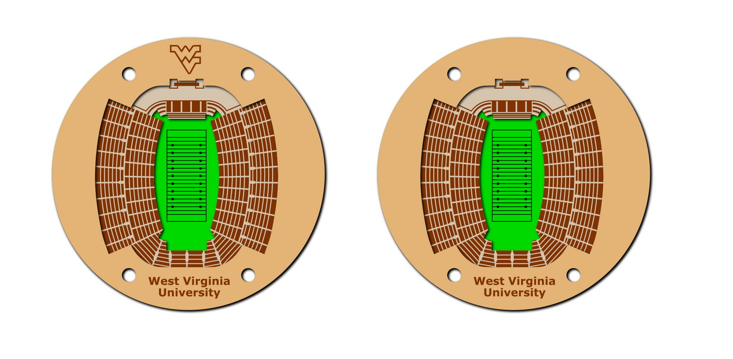 College Coasters 4-5"