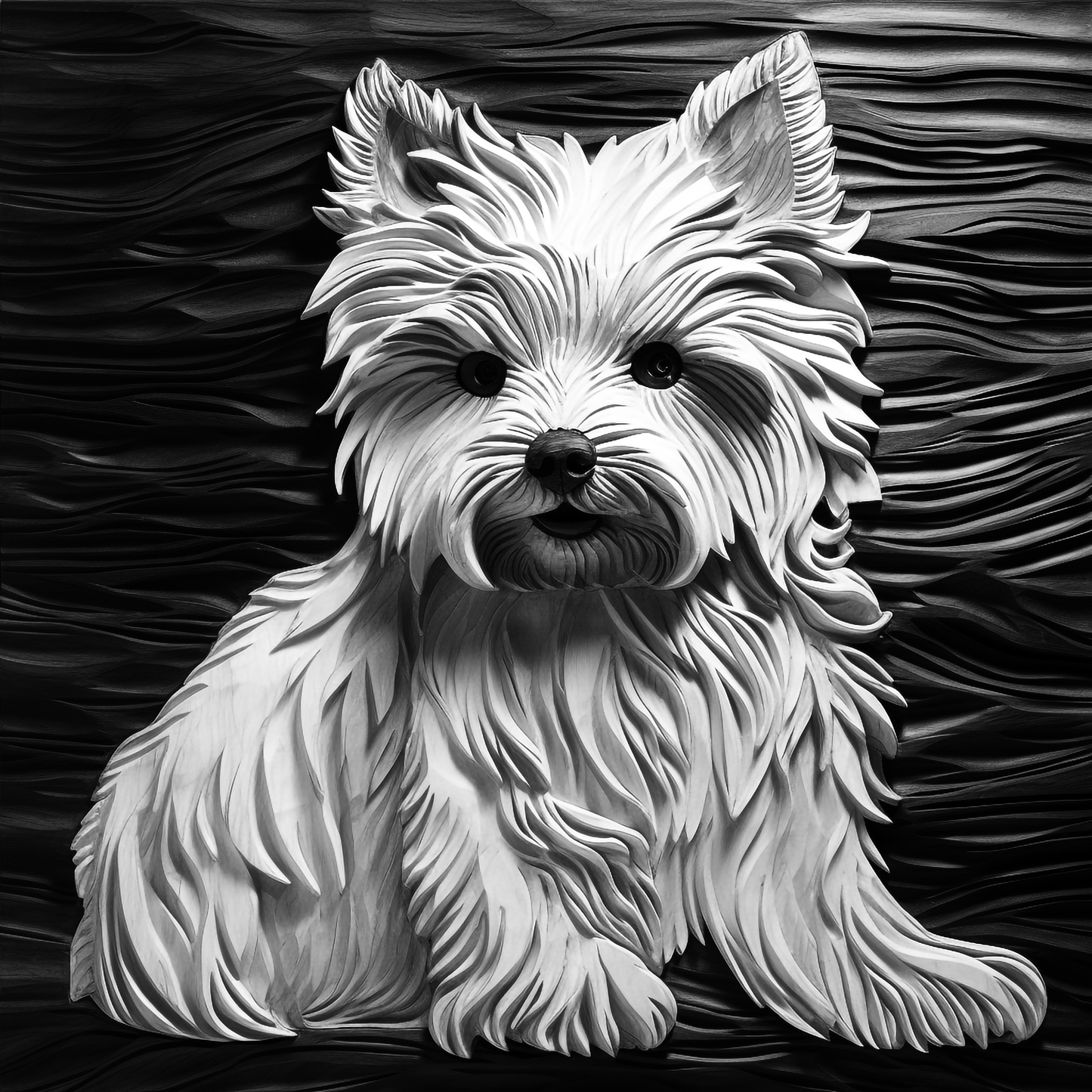 3d Engraved Dog plaque 8x10 names G-Z