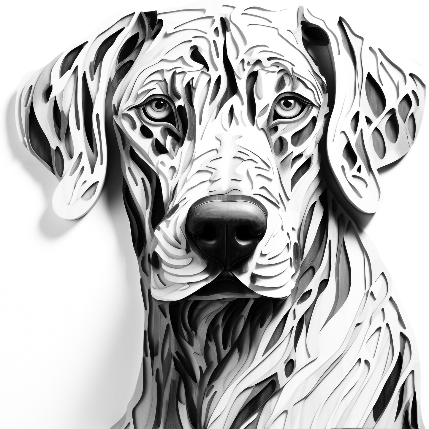 3d Engraved Dog plaque 8x10 names G-Z