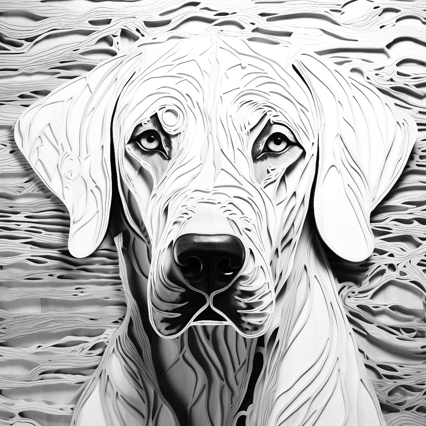 3d Engraved Dog plaque 8x10 names G-Z