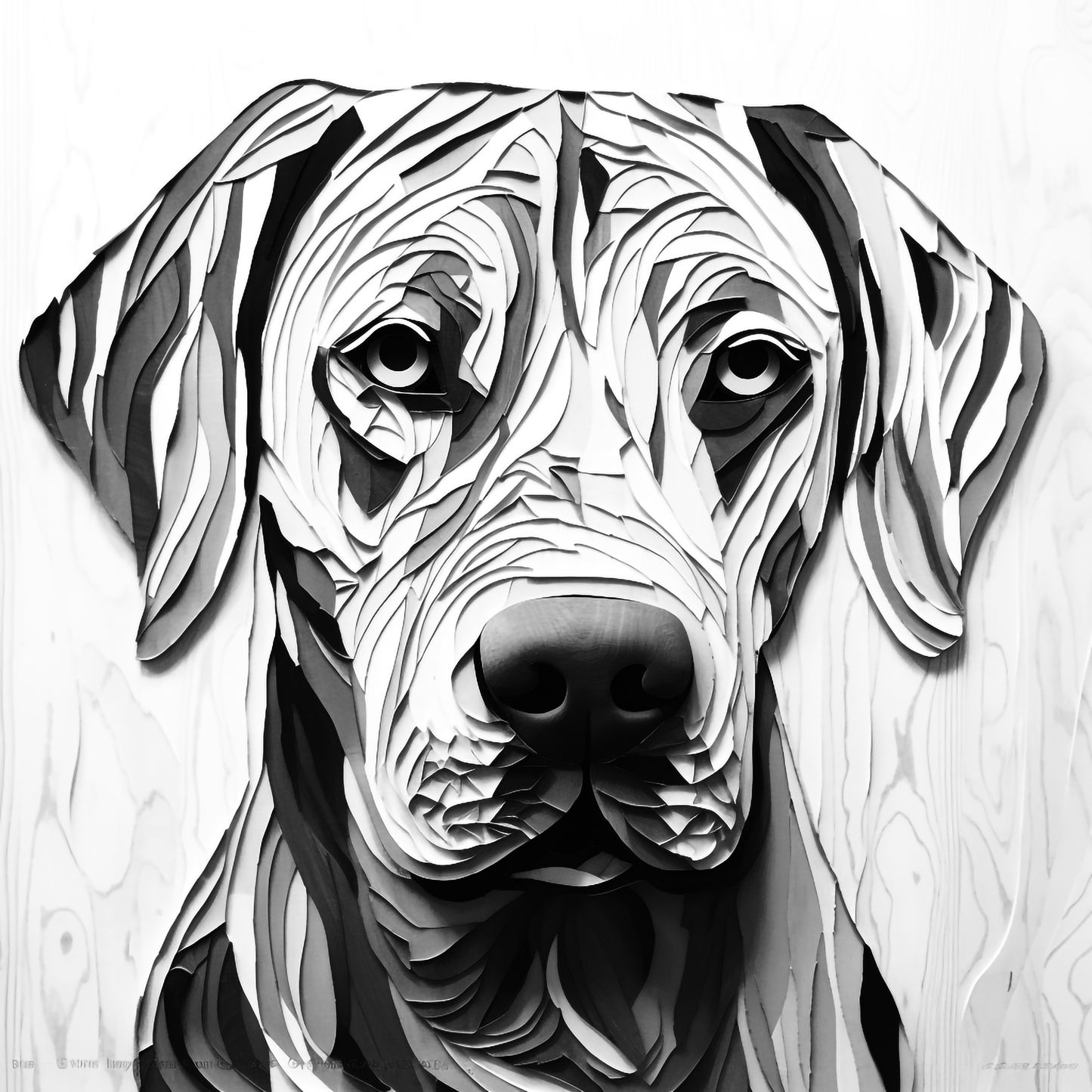 3d Engraved Dog plaque 8x10 names G-Z