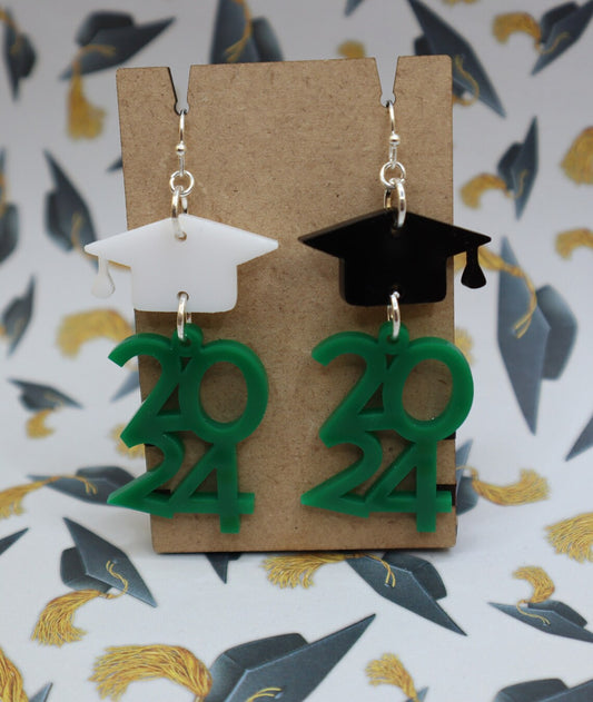 2024/2024 Graduation Earrings