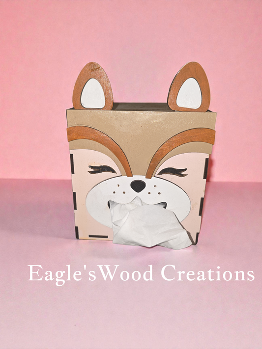 Corgi Tissue Box