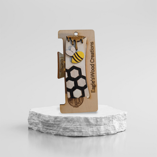 Bee My Honey Hairclip 4"