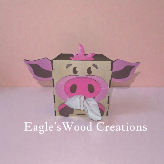 Piggy Tissue Box
