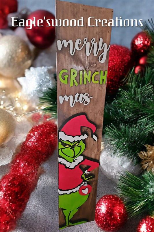 4ft Grinch Leaner