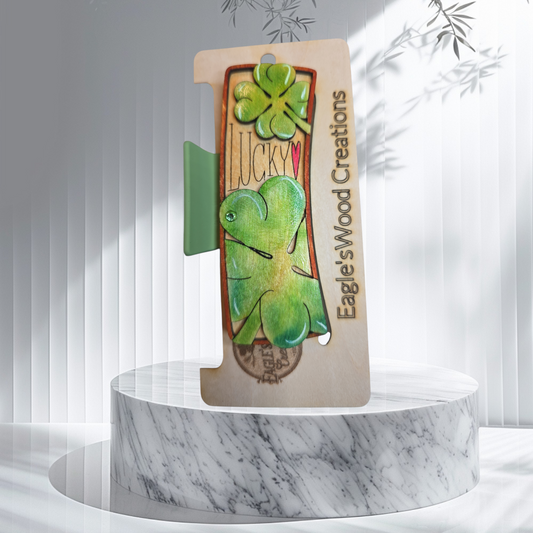 St. Patrick's Day hair clip 4.1