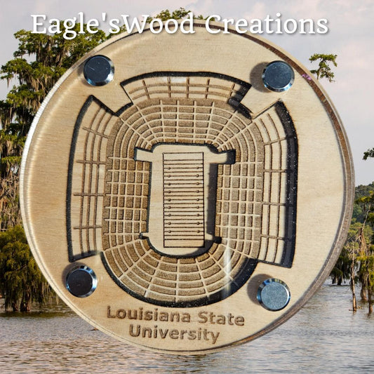 Louisiana State University Football Stadium SVG